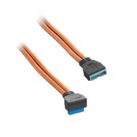 CableMod ModFlex Right Angle Internal USB 3.0 50cm - Orange
