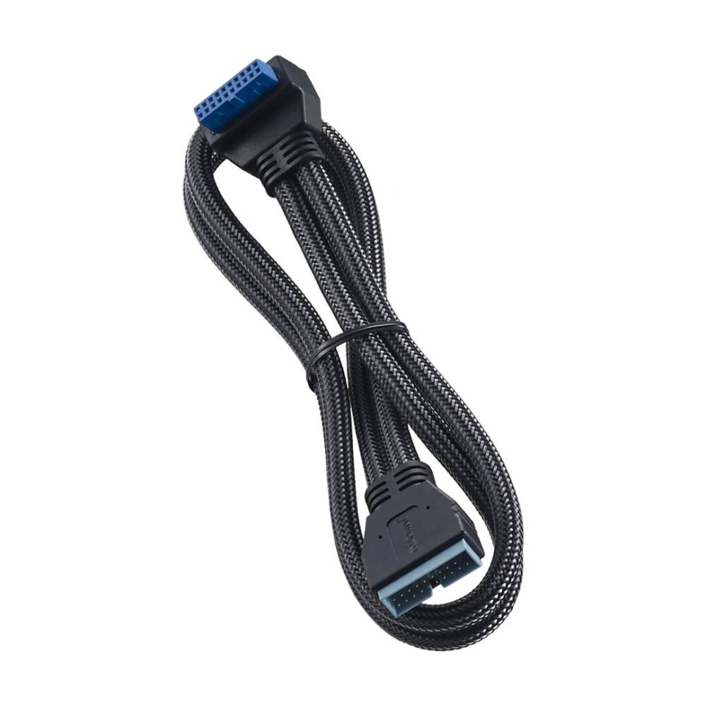 CableMod ModMesh Right Angle Internal USB 3.0 50cm Blue Cable