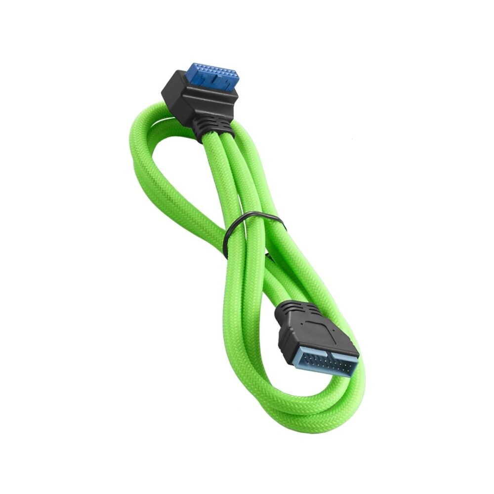 CableMod ModMesh Right Angle Internal USB 3.0 50cm - Light Green