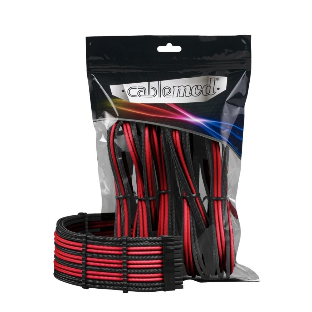 CableMod Pro ModMesh Extensión de Cable Kit Negro/Rojo Oscuro 