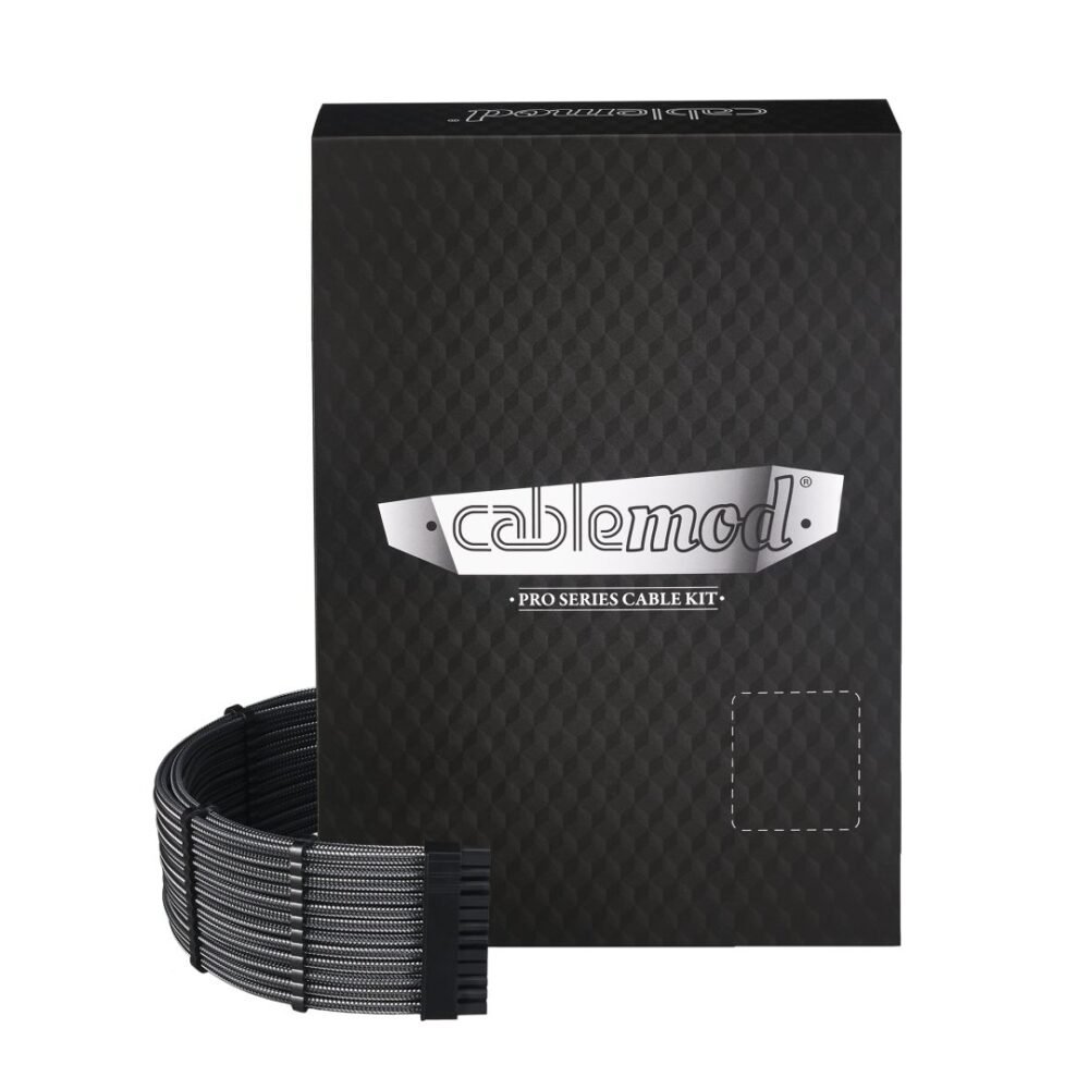 CableMod C-Series PRO ModMesh Cable Kit for Corsair RM (Black Label) / RMi / RMx - CARBON
