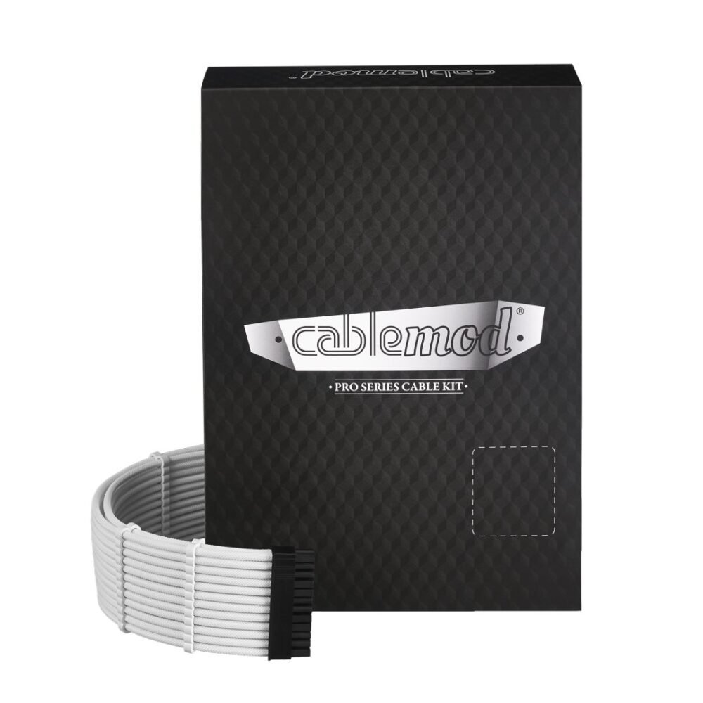 CableMod C-Series PRO ModMesh Cable Kit for Corsair RM (Black Label) / RMi / RMx - WHITE