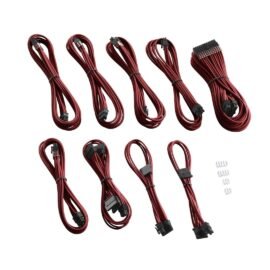 CableMod E-Series PRO ModMesh Cable Kit for EVGA G5 / G3 / G2 / P2 / T2 - BLOOD RED