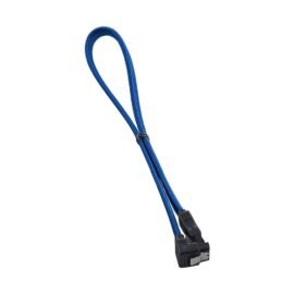 CableMod ModFlex Right Angle SATA 3 Cable 30cm - Blue