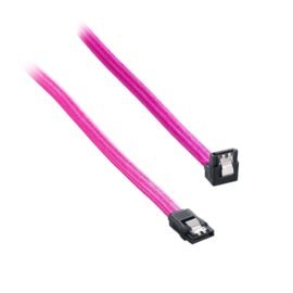 CableMod ModFlex Right Angle SATA 3 Cable 30cm - Pink