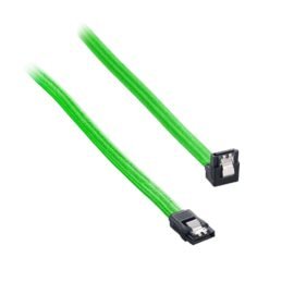CableMod ModFlex Right Angle SATA 3 Cable 30cm - Light Green