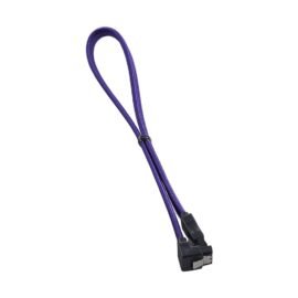 CableMod ModFlex Right Angle SATA 3 Cable 30cm - Purple