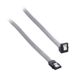 CableMod ModFlex Right Angle SATA 3 Cable 30cm - Silver