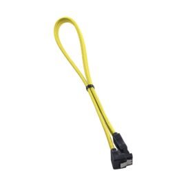 CableMod ModFlex Right Angle SATA 3 Cable 30cm - Yellow