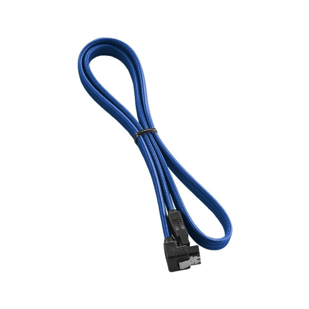 CableMod ModFlex Right Angle SATA 3 Cable 60cm - Blue