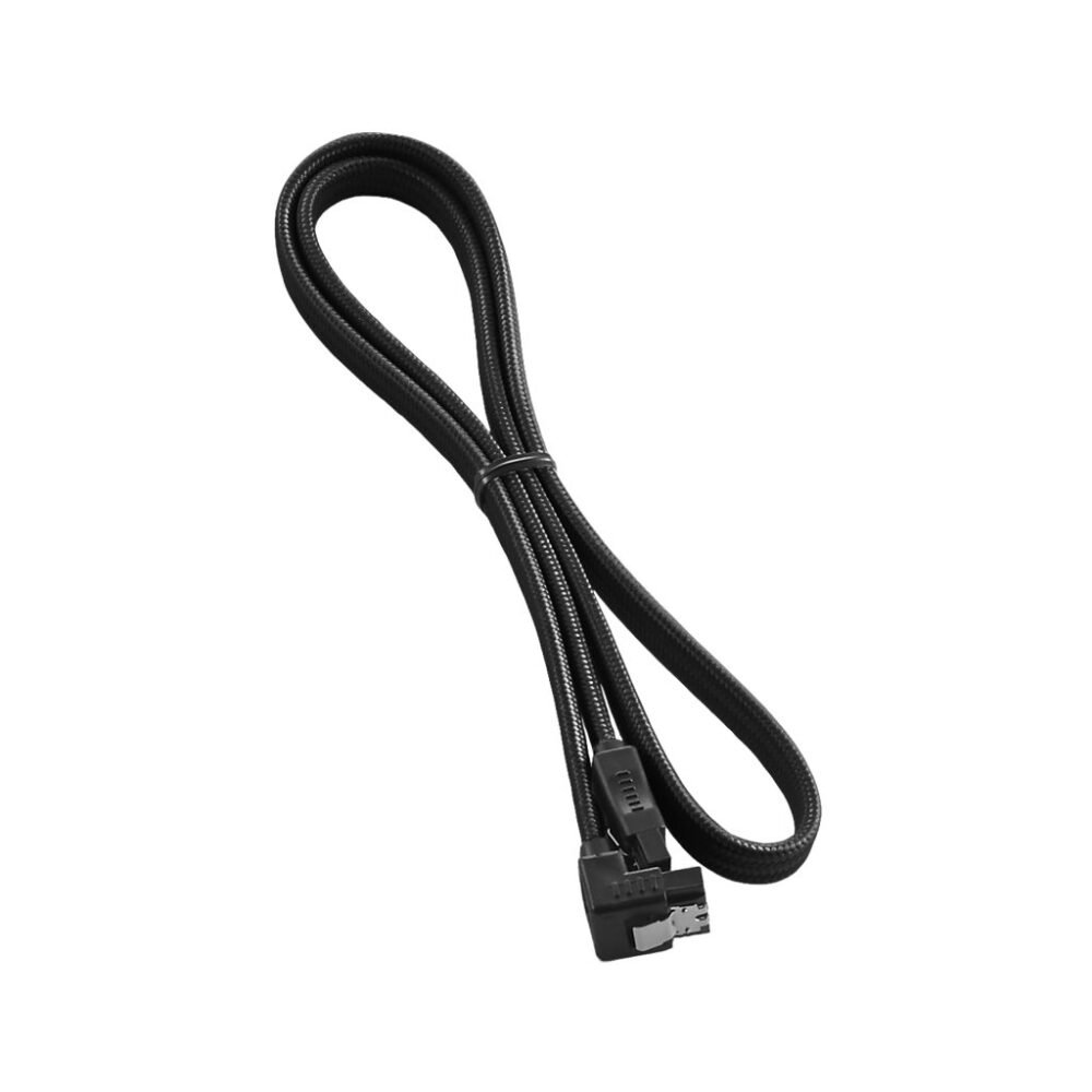 CableMod ModFlex Right Angle SATA 3 Cable 60cm – Black – CableMod