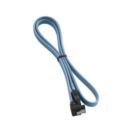 CableMod ModFlex Right Angle SATA 3 Cable 60cm - Light Blue