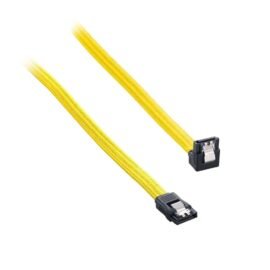CableMod ModFlex Right Angle SATA 3 Cable 60cm - Yellow