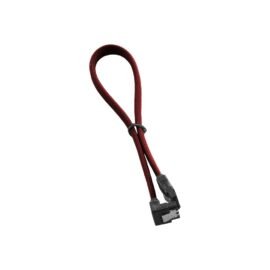 CableMod ModMesh Right Angle SATA 3 Cable 30cm - Blood Red