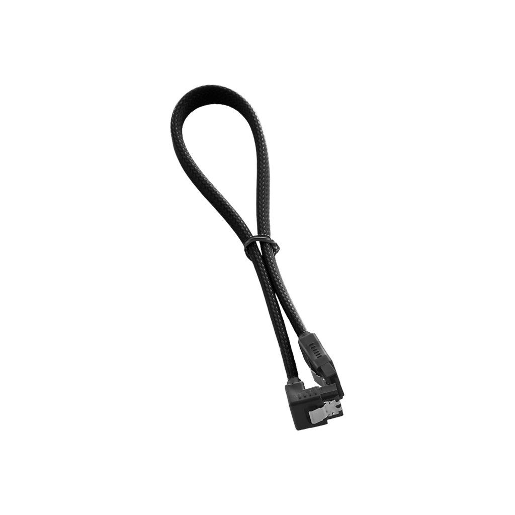 Cablemod cm cab rsat n30kw r Modmesh ad angolo retto SATA 3 cavo   nero