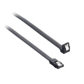 CableMod ModMesh Right Angle SATA 3 Cable 60cm - Carbon