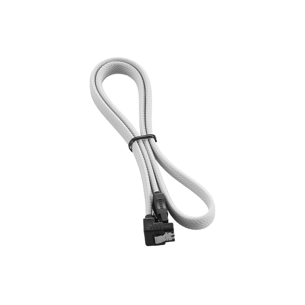 CableMod ModMesh Right Angle SATA 3 Cable 60cm White CableMod