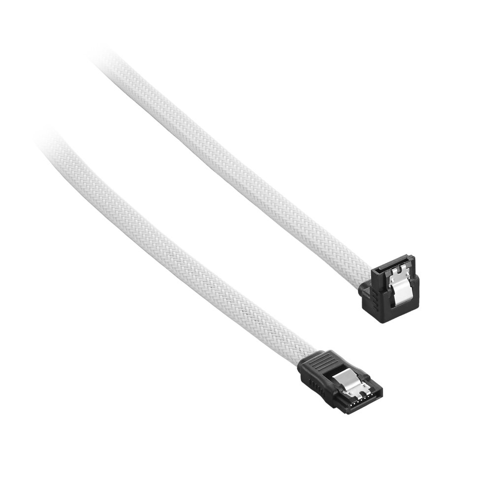 CableMod ModMesh Right Angle SATA 3 Cable 60cm White CableMod