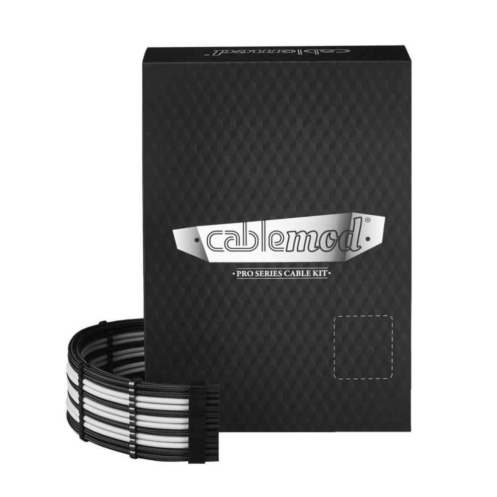CableMod PRO ModMesh RT-Series Cable Kit - BLACK / WHITE