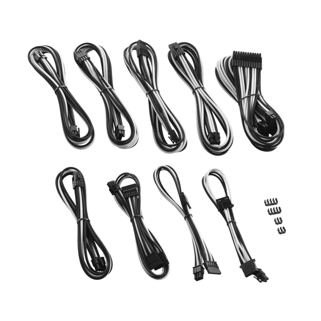 CableMod PRO ModMesh RTSeries Cable Kit BLACK / WHITE CableMod