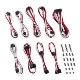 CableMod RT-Series ModMesh Classic Cable Kit for ASUS and Seasonic - WHITE / RED
