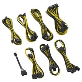 CableMod E-Series ModFlex Cable Kit for EVGA GS & PS 650 / 550 - BLACK / YELLOW