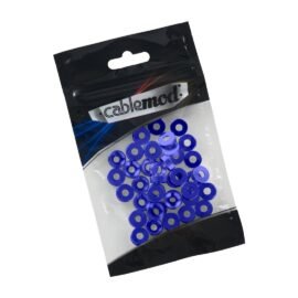 CableMod Anodized Aluminum Washers - M3.5 40 Pack - BLUE