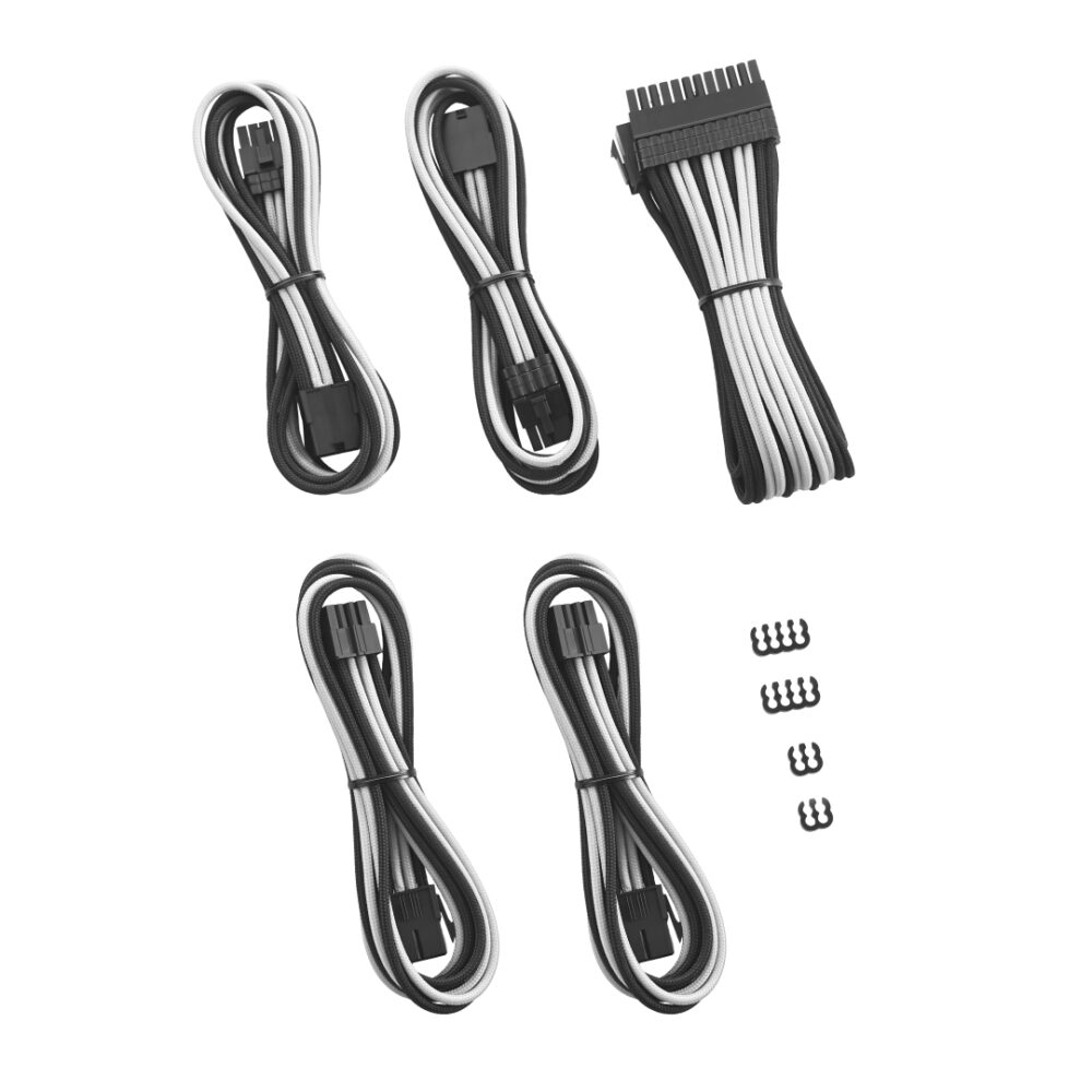 CABLEMOD PRO MODFLEX (CM-PCAB-BKIT-88KKW-3PK-R) CABLE EXTENSION KIT - 8+8 SERIES - BLACK / WHITE