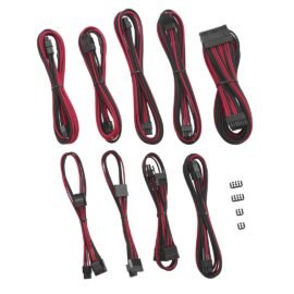 CableMod E-Series PRO ModFlex Cable Kit for EVGA G5 / G3 / G2 / P2 / T2 - BLACK / RED