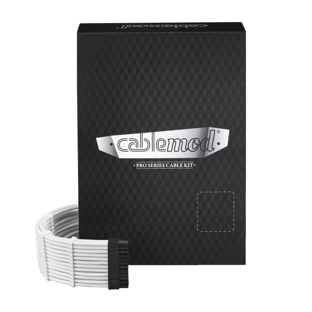 CableMod E-Series PRO ModFlex Cable Kit for EVGA G5 / G3 / G2 / P2 / T2 - WHITE