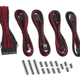 CableMod Classic ModFlex Cable Extension Kit - 8+6 Series - BLACK / RED