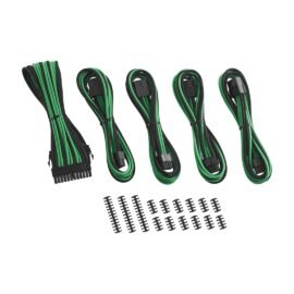 CableMod Classic ModFlex Cable Extension Kit - 8+8 Series - BLACK / GREEN