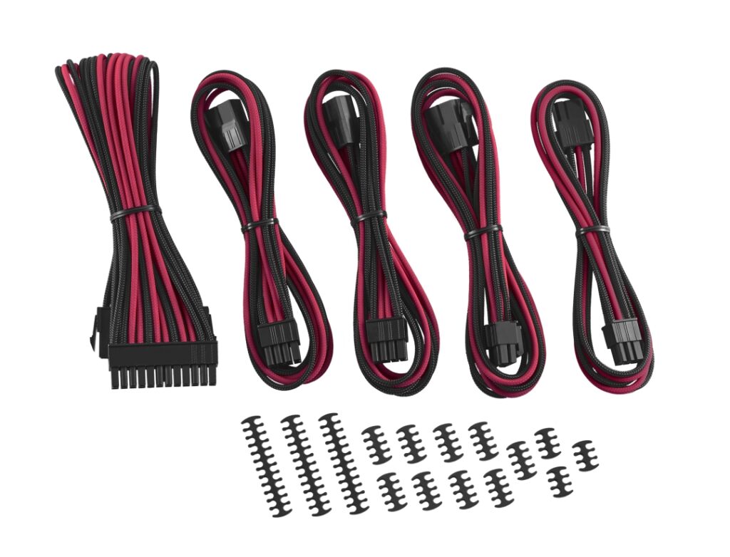 CableMod Classic ModMesh Cable Extension Kit 8+6 Series BLACK / RED