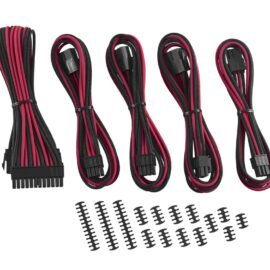 CableMod Classic ModMesh Cable Extension Kit - 8+6 Series - BLACK / RED