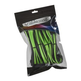 CableMod Classic ModMesh Cable Extension Kit - 8+8 Series - BLACK / LIGHT GREEN