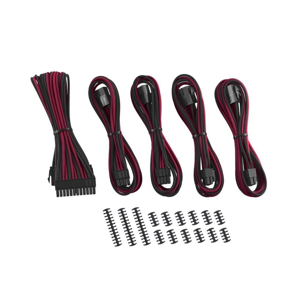 CableMod Classic ModMesh Cable Extension Kit 8+8 Series BLACK / RED
