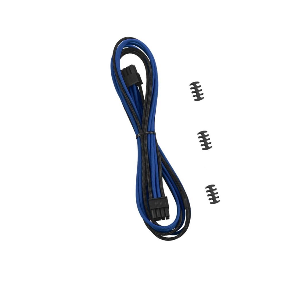 CableMod C-Series Classic ModMesh 8-pin PCI-e Cable for Corsair RM (Black Label) / RMi / RMx (Black + Blue, 60cm)