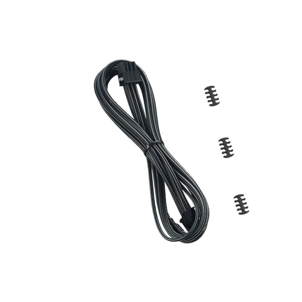 CableMod E-Series Classic ModMesh 8-pin PCI-e Cable for EVGA G5 / G3 / G2 / P2 / T2 (Carbon, 60cm)