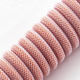 CableMod Classic Coiled Keyboard Cable (Orangesicle, USB A to USB Type C, 150cm)