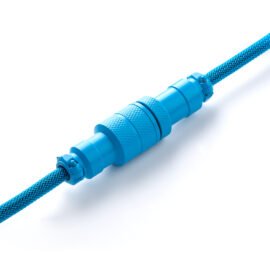 CableMod Pro Coiled Keyboard Cable (Spectrum Blue, USB A to Micro USB, 150cm)