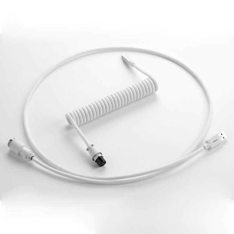 CableMod Pro Coiled Keyboard Cable (Rum Raisin, USB A to USB Type C