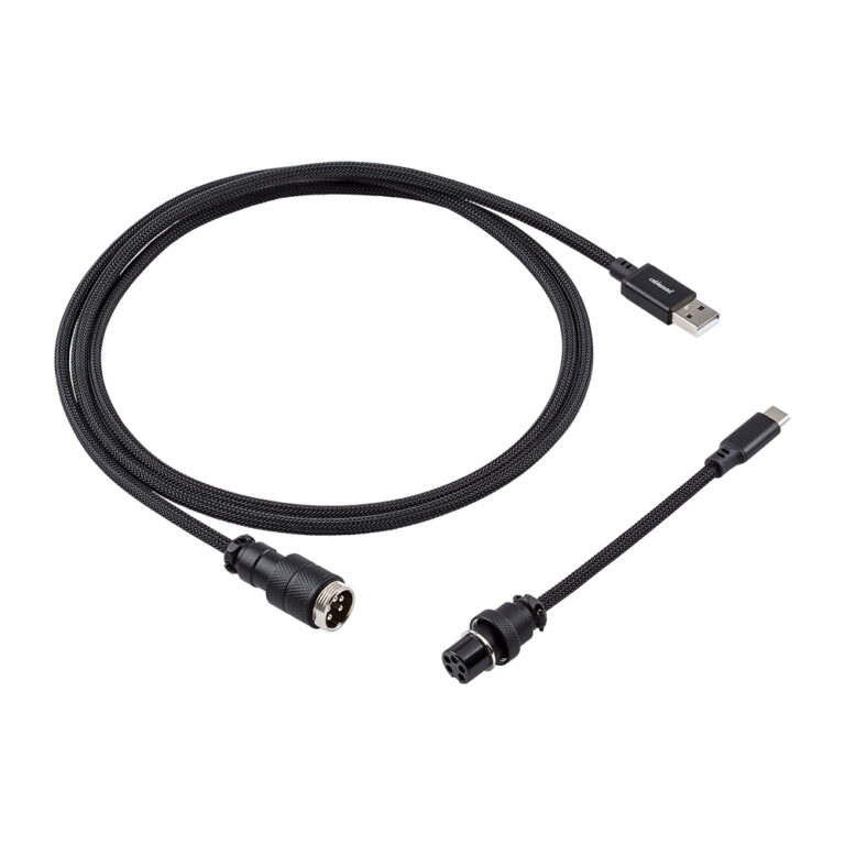 CableMod Pro Straight Keyboard Cable (Midnight Black, USB A to USB Type ...