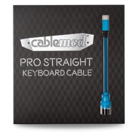 CableMod Pro Straight Keyboard Cable (Spectrum Blue, USB A to USB Type C, 150cm)
