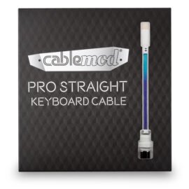 CableMod Pro Straight Keyboard Cable (Bright Rainbow, USB A to USB Type C, 150cm)